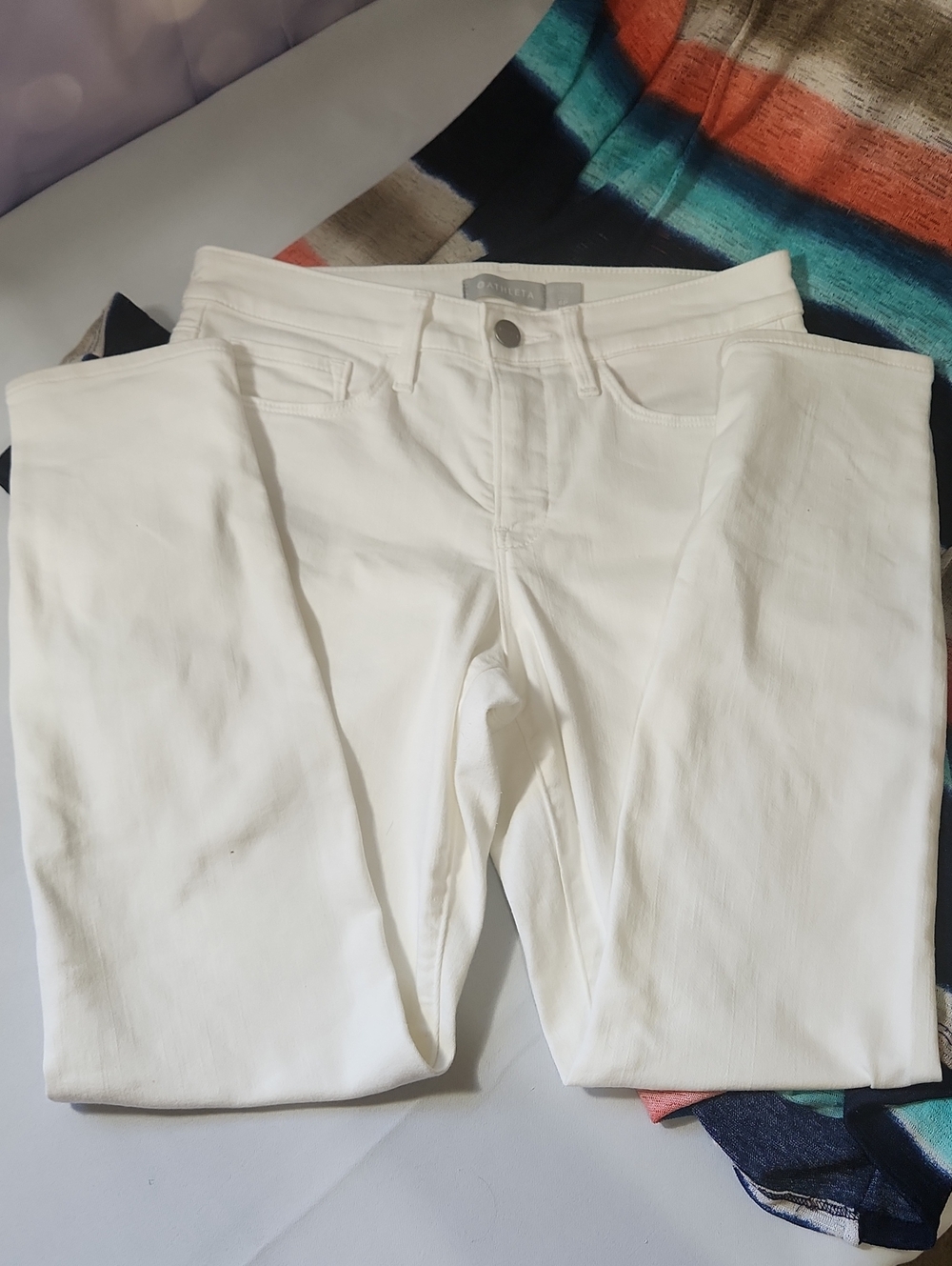 Athleta White Skinny Jeans
